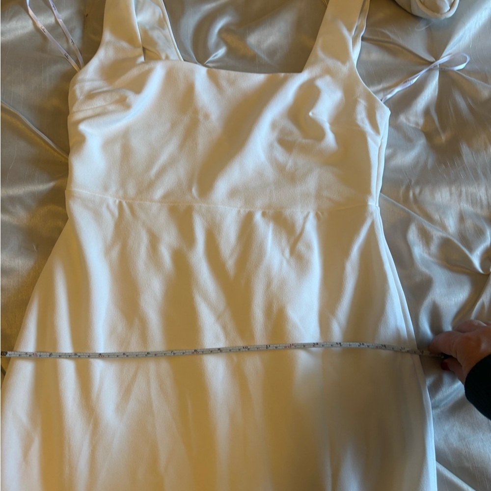 Lulu’s Elegant White Sleeveless Dress - Size L - Picture 10 of 10